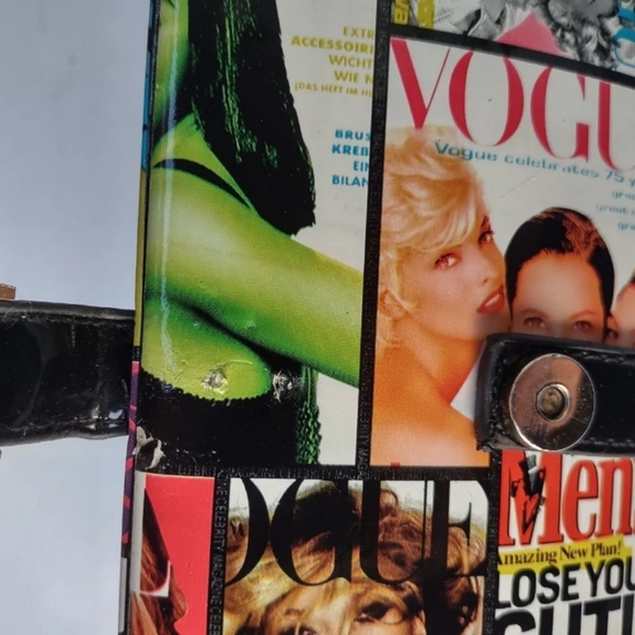 Vintage Vouge Magazine clutch/crossbody baguette . - Picture 10 of 13